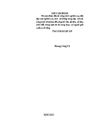 Luận án Đảng bộ tỉnh Bắc Giang lãnh đạo xây dựng nông thôn mới từ năm 2010 đến năm 2020